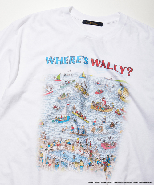 JOURNAL STANDARD relume（ジャーナルスタンダード　レリューム）の「ウォーリーをさがせ！ 別注 プリントTシャツ（Tシャツ/カットソー・メンズ・ホワイト系その他/グレー/ホワイト・MEDIUM/LARGE）」の2枚目の写真