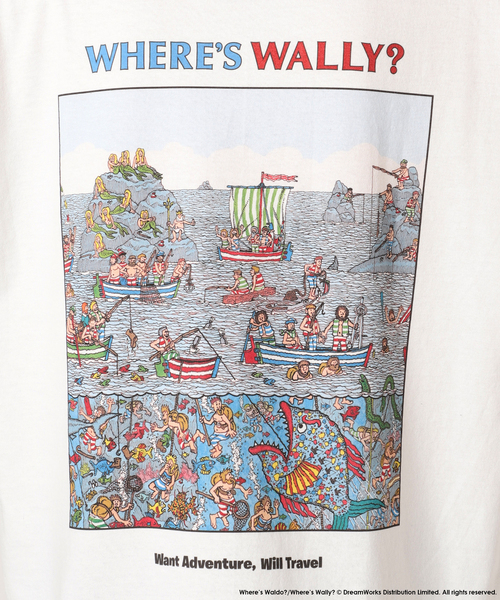 JOURNAL STANDARD relume（ジャーナルスタンダード　レリューム）の「ウォーリーをさがせ！ 別注 プリントTシャツ（Tシャツ/カットソー・メンズ・ホワイト系その他/グレー/ホワイト・MEDIUM/LARGE）」の17枚目の写真