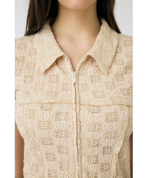 ポロシャツ ポロ LACY SWITCHING トップス レディース MOUSSY ポロシャツ ポロ LACY SWITCHING トップス レディース