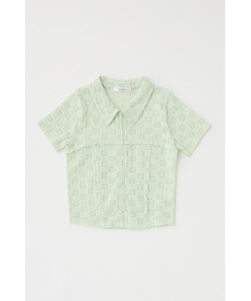 ポロシャツ ポロ LACY SWITCHING トップス レディース MOUSSY ポロシャツ ポロ LACY SWITCHING トップス レディース