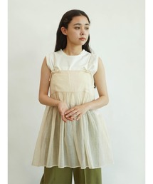 Back ribbon bustier