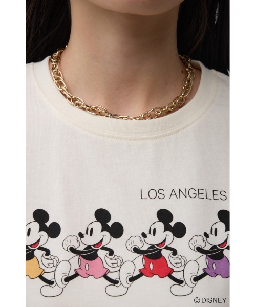 【新品未使用】moussyミッキー柄アウター Disney SERIES CREATED by MOUSSY コート アウター MD SWEAT