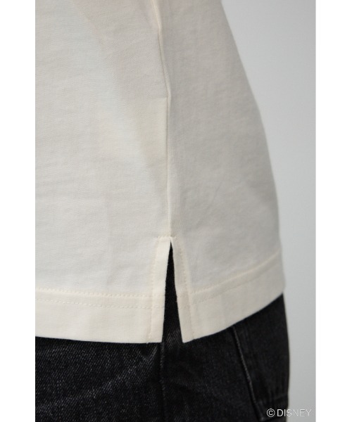 AZUL by moussy(アズールバイマウジー)の「JM ミッキーTシャツ(Tシャツ/カットソー・レディース・オフホワイト/チャコールグレー・FREE)」の11枚目の写真