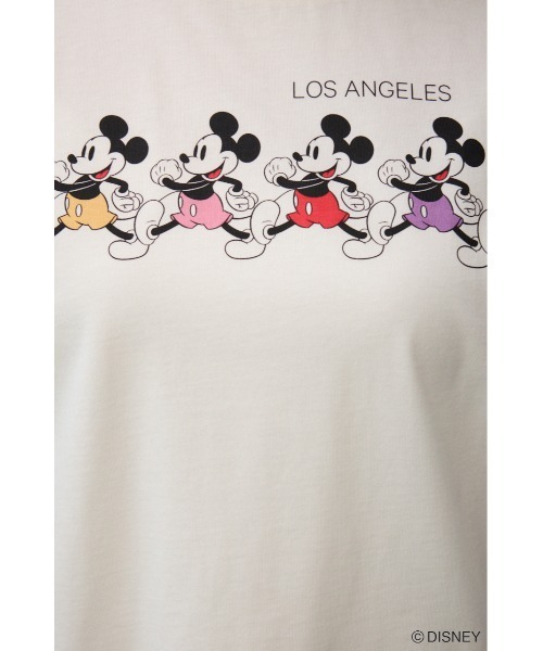 AZUL by moussy(アズールバイマウジー)の「JM ミッキーTシャツ(Tシャツ/カットソー・レディース・オフホワイト/チャコールグレー・FREE)」の12枚目の写真