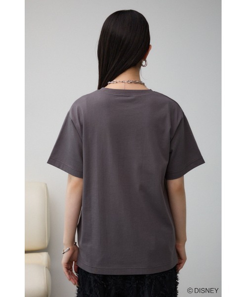 AZUL by moussy(アズールバイマウジー)の「JM ミッキーTシャツ(Tシャツ/カットソー・レディース・オフホワイト/チャコールグレー・FREE)」の18枚目の写真