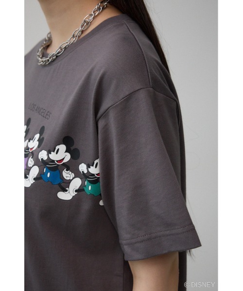 AZUL by moussy(アズールバイマウジー)の「JM ミッキーTシャツ(Tシャツ/カットソー・レディース・オフホワイト/チャコールグレー・FREE)」の20枚目の写真