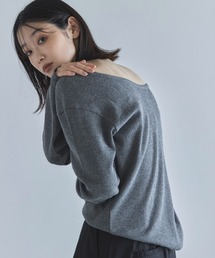 2wayワッフルロンTee
