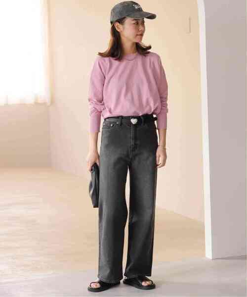 JOURNAL STANDARD relume（ジャーナルスタンダード　レリューム）の「《追加2》ストレッチデニムストレート 5ポケット（デニムパンツ・レディース・チャコールグレー/ブルー系その他・40/38/36）」の13枚目の写真