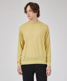 【Super120S】クルーネック ニット