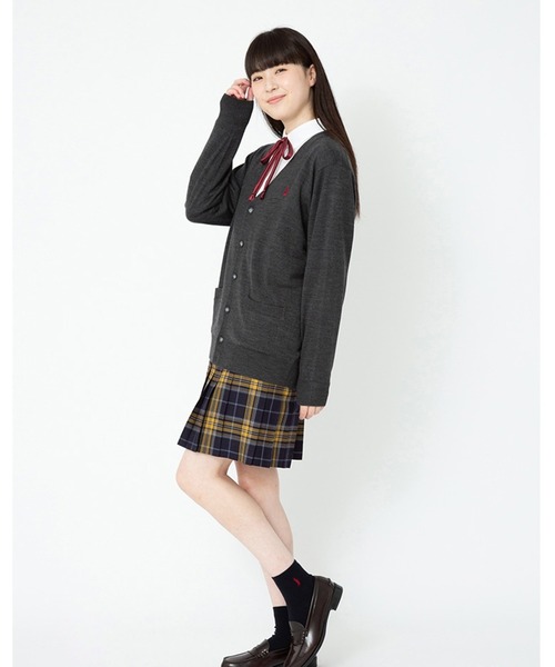 〈イーストボーイ〉学生服カーディガン9号、11号 EASTBOY（イーストボーイ）のラムウールカーディガンは制服通販