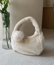 one after another NICE CLAUP | 【Premium order】フェイクファーミニバッグ(ハンドバッグ)