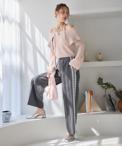 one after another NICE CLAUP（ワンアフターアナザーナイスクラップ）の「フェイクファーミニバッグ（ハンドバッグ・レディース・ブラウン/ピンク/アイボリー・FREE）」の15枚目の写真