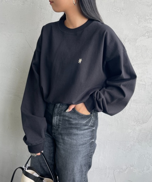 tシャツ 「GYMPHLEX/ジムフレックス」 ワンポイントロゴ刺繍 ノースリーブカットソー レディース GYMPHLEX tシャツ 「GYMPHLEX/ジムフレックス」 ワンポイント