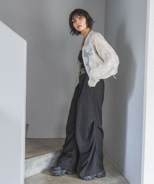 PAGEBOY（ページボーイ）の「リベットタックパンツ（その他パンツ・レディース・グレー/ブラック/ブラウン・FREE）」の12枚目の写真