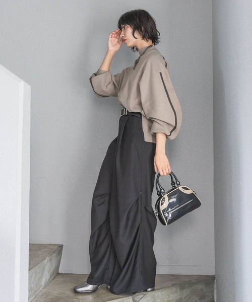 PAGEBOY（ページボーイ）の「リベットタックパンツ（その他パンツ・レディース・グレー/ブラック/ブラウン・FREE）」の14枚目の写真