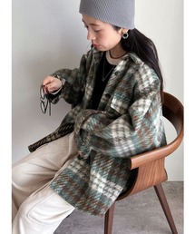 reca | オーバーサイズチェックシャツジャケット(その他アウター)