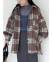 reca | オーバーサイズチェックシャツジャケット(その他アウター)