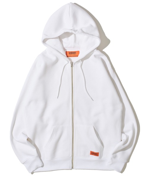 UNIVERSAL OVERALL】T/C SWEAT ZIP HOODIE / 裏起毛スウェットジップ