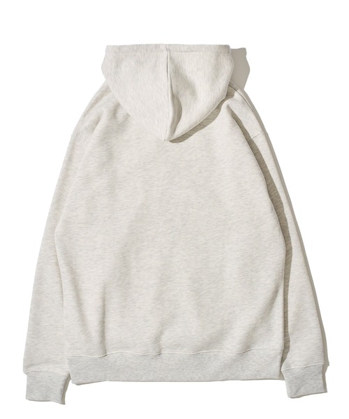 UNIVERSAL OVERALL(ユニバーサルオーバーオール)の「【UNIVERSAL OVERALL】T/C SWEAT ZIP HOODIE / 裏起毛スウェットジップアップパーカー(パーカー・メンズ・ブラック/グレー/ホワイト/オートミール/ネイビー/オレンジ・MEDIUM/LARGE/X-LARGE)」の14枚目の写真