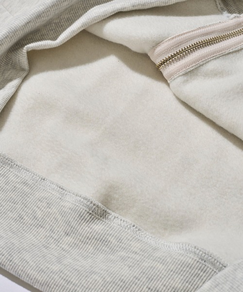 UNIVERSAL OVERALL(ユニバーサルオーバーオール)の「【UNIVERSAL OVERALL】T/C SWEAT ZIP HOODIE / 裏起毛スウェットジップアップパーカー(パーカー・メンズ・ブラック/グレー/ホワイト/オートミール/ネイビー/オレンジ・MEDIUM/LARGE/X-LARGE)」の21枚目の写真