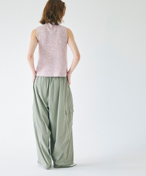 coca(coca)(コカ)の「ハイネックノースリーブ メランジニットトップス(ニット/セーター・レディース・グレー/ピンク・S/M/L)」の13枚目の写真