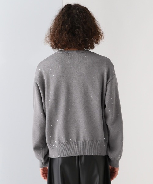 HARE（ハレ）の「スパンコールニットプルオーバー(HARE)（ニット/セーター・メンズ・グレー/ブラック/パープル・FREE）」の13枚目の写真