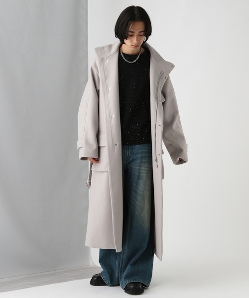 HARE（ハレ）の「スパンコールニットプルオーバー(HARE)（ニット/セーター・メンズ・グレー/ブラック/パープル・FREE）」の22枚目の写真