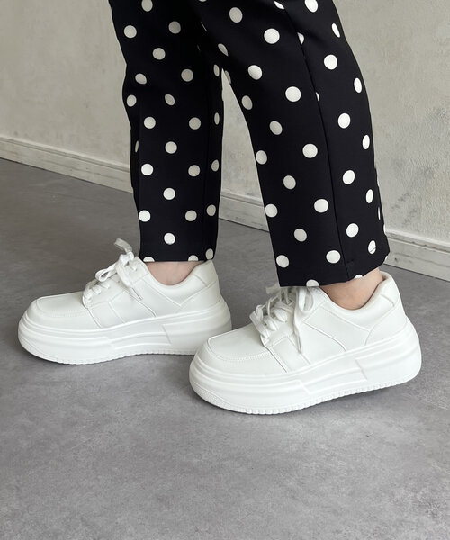 prose verse（プロズヴェール）の「プラットフォームスニーカー（スニーカー・レディース・オフホワイト・X-LARGE/LARGE/MEDIUM/SMALL）」の13枚目の写真