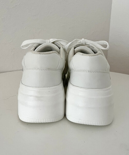 prose verse（プロズヴェール）の「プラットフォームスニーカー（スニーカー・レディース・オフホワイト・X-LARGE/LARGE/MEDIUM/SMALL）」の4枚目の写真