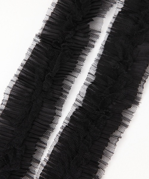 studio CLIP(スタディオクリップ)の「フリルシアースマホショルダー(スマホグッズ・レディース・オフホワイト/ブラック/ブラウン/ライトグレー・FREE)」の5枚目の写真