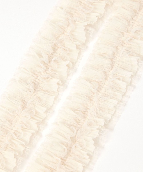 studio CLIP(スタディオクリップ)の「フリルシアースマホショルダー(スマホグッズ・レディース・オフホワイト/ブラック/ブラウン/ライトグレー・FREE)」の6枚目の写真