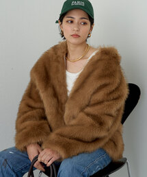 LOUNGEDRESS（ラウンジドレス）の「フェイクファーコート（その他