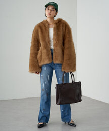 ラウンジドレス フェイクファーコート LOUNGEDRESS（ラウンジドレス）の「フェイクファーコート（その他