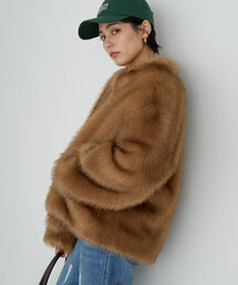LOUNGEDRESS（ラウンジドレス）の「フェイクファーコート（その他