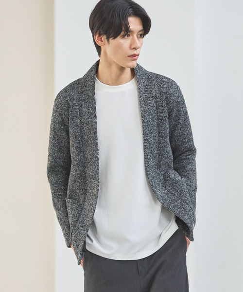 ロンハーマン　タグ付き　パイル地　カーディガン　ライトブルー　ボタンレス ロンハーマン タグ付き パイル地 カーディガン ライトブルー