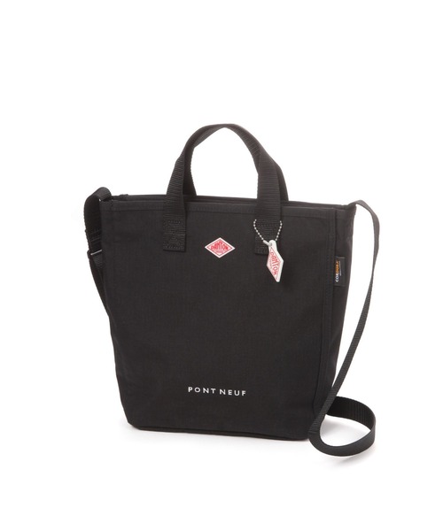DANTON キャンバス2WAYトートバッグ　ブラック　今季品 DANTON(ダントン)】コーデュラキャンバス2WAYトートバッグ