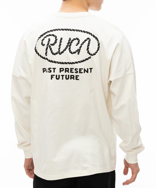 RVCA(ルーカ)の「RVCA メンズ RVCA LASSO LT ロンT 【2024年秋冬モデル】/ルーカバックプリント長袖ロゴロンT(Tシャツ/カットソー・メンズ・ブラウン/オフホワイト/ブラック・SMALL/MEDIUM/LARGE/X-LARGE)」の19枚目の写真
