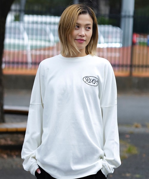 RVCA(ルーカ)の「RVCA メンズ RVCA LASSO LT ロンT 【2024年秋冬モデル】/ルーカバックプリント長袖ロゴロンT(Tシャツ/カットソー・メンズ・ブラウン/オフホワイト/ブラック・SMALL/MEDIUM/LARGE/X-LARGE)」の16枚目の写真