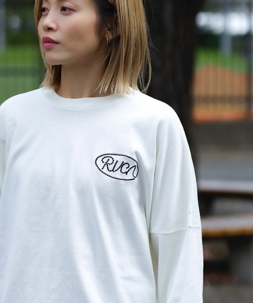 RVCA(ルーカ)の「RVCA メンズ RVCA LASSO LT ロンT 【2024年秋冬モデル】/ルーカバックプリント長袖ロゴロンT(Tシャツ/カットソー・メンズ・ブラウン/オフホワイト/ブラック・SMALL/MEDIUM/LARGE/X-LARGE)」の18枚目の写真