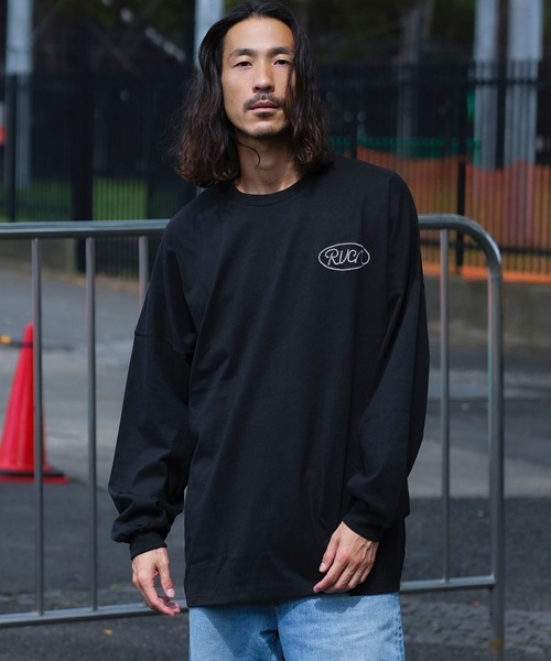 RVCA(ルーカ)の「RVCA メンズ RVCA LASSO LT ロンT 【2024年秋冬モデル】/ルーカバックプリント長袖ロゴロンT(Tシャツ/カットソー・メンズ・ブラウン/オフホワイト/ブラック・SMALL/MEDIUM/LARGE/X-LARGE)」の22枚目の写真