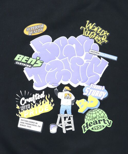 【BEN DAVIS(ベンデイビス)】OVERRLAP CREW / オーバーサイズ スウェット クルーネック(スウェット)|BEN DAVIS(ベンデイビス) 【BEN DAVIS(ベンデイビス)】OVERRLAP CREW / オーバーサイズ スウェット クルーネック(スウェット)|BEN DAVIS(ベンデイビス)