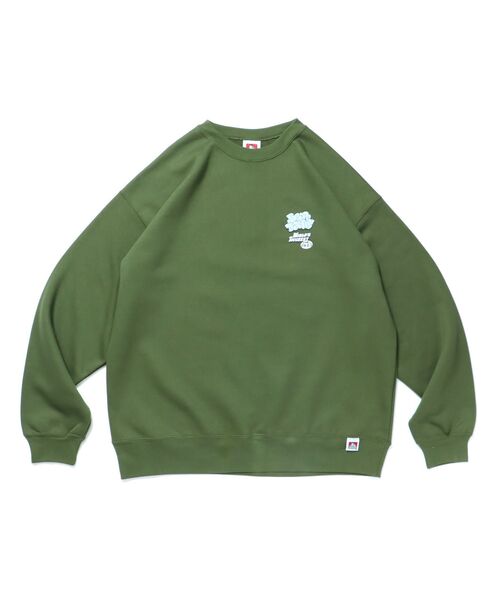 【BEN DAVIS(ベンデイビス)】OVERRLAP CREW / オーバーサイズ スウェット クルーネック(スウェット)|BEN DAVIS(ベンデイビス) 【BEN DAVIS(ベンデイビス)】OVERRLAP CREW / オーバーサイズ スウェット クルーネック(スウェット)|BEN DAVIS(ベンデイビス)