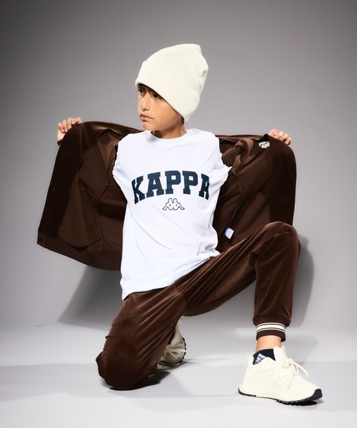 セール】【Kappa】ロングTシャツ キッズ ジュニア ユニセックス