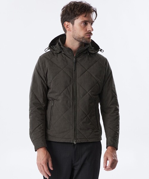 【セール】半抜染ポリエステルツイルブルゾン（ブルゾン）｜EPOCA UOMO（エポカウォモ）