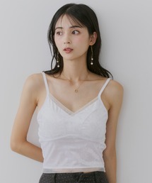TITTY&CO. | ベロアキャミソール(カップ付き)(キャミソール)