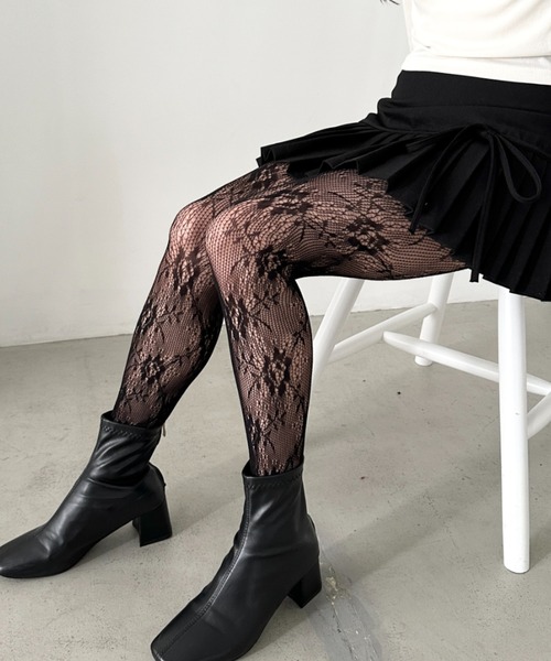 CLEA(クレア)の「フラワー/リボンモチーフレースタイツ(タイツ/ストッキング・レディース・その他4/その他5/その他3/その他2/その他1/その他6/その他7/その他8・FREE)」の8枚目の写真