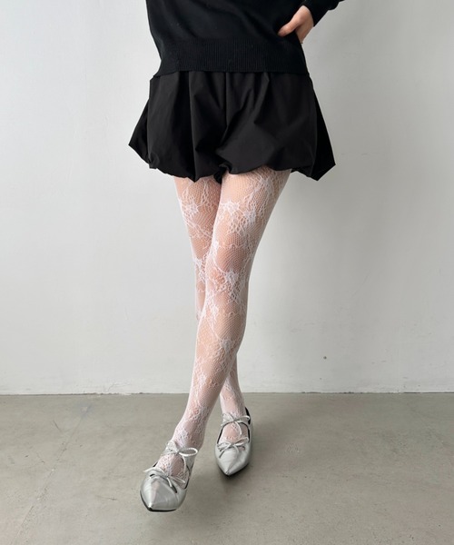CLEA(クレア)の「フラワー/リボンモチーフレースタイツ(タイツ/ストッキング・レディース・その他4/その他5/その他3/その他2/その他1/その他6/その他7/その他8・FREE)」の11枚目の写真