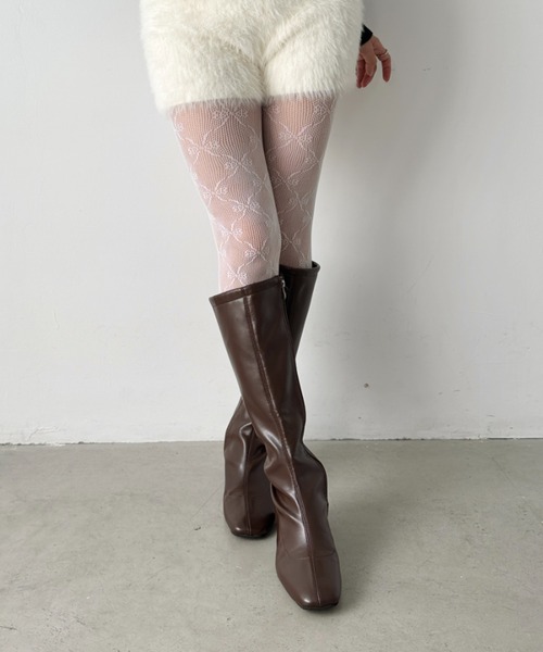 CLEA(クレア)の「フラワー/リボンモチーフレースタイツ(タイツ/ストッキング・レディース・その他4/その他5/その他3/その他2/その他1/その他6/その他7/その他8・FREE)」の17枚目の写真