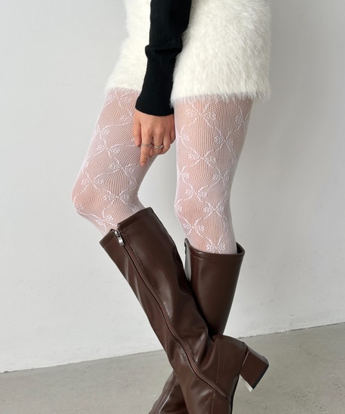 CLEA(クレア)の「フラワー/リボンモチーフレースタイツ(タイツ/ストッキング・レディース・その他4/その他5/その他3/その他2/その他1/その他6/その他7/その他8・FREE)」の15枚目の写真