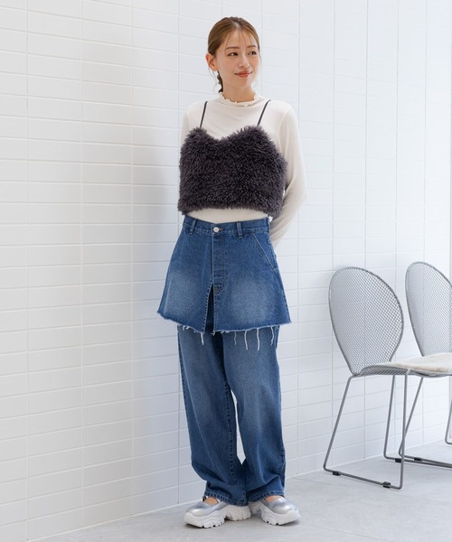 LAKOLE（ラコレ）の「メローエッジタートルプルオーバー / 141186（Tシャツ/カットソー・レディース・ブラック/アイボリー/ブラック系8/ピンク/サンドグレー・SMALL/MEDIUM）」の12枚目の写真